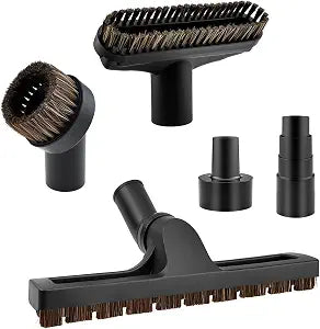 5Pcs Vacuum Brush Attachment Set, Horsehair Brush for Hardwood Floor