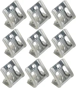 50Pack 5-Holes Couch Spring Clips,Ek Clips,Zig-Zag Clip,Sofa Repair