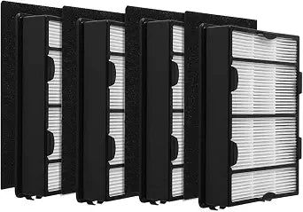 Replacement Filter B (4 Pack) + Carbon Pre Filter(4 Pack) Compatible with Holmes HAPF600 HAPF600D HAPF600D-U2