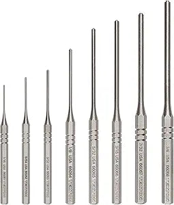 TEKTON Roll Pin Punch Set, 8-Piece | PNC93001