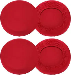 uxcell 4Pack Stool Covers 16-18 Inch Bar Stool Cushion Red
