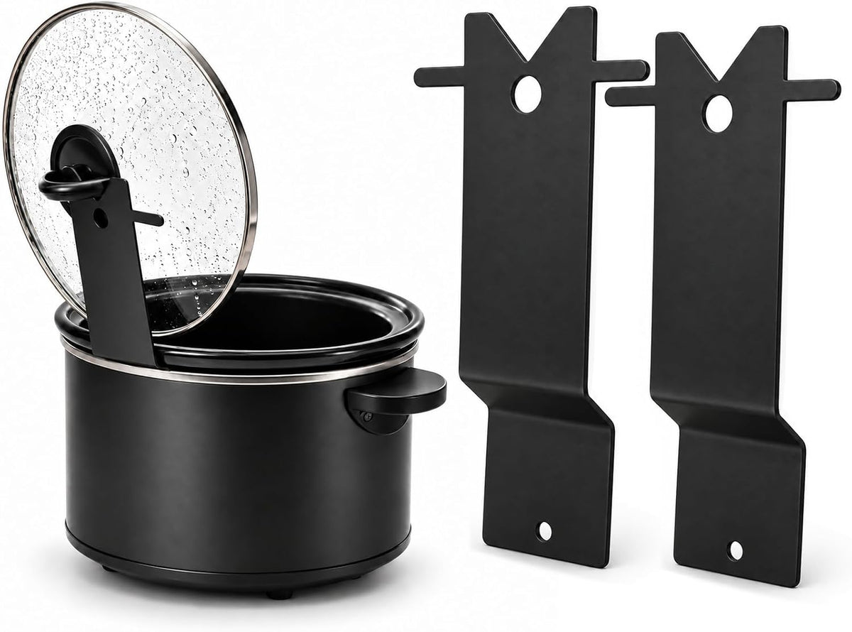 Multifunctional Anti-Slip Cooker Lid Stand - Kitchen Counter Organizer 2pcs