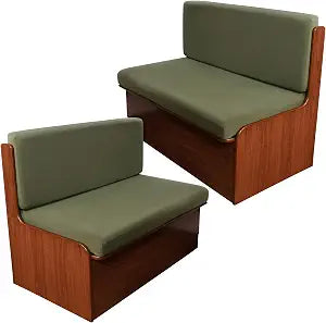 CRFATOP 4pc RV Dinette Cushion Covers Soft Camper Booth Seat Slipcover,01