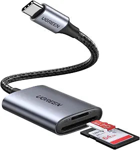 UGREEN USB C SD Card Reader, 2-in-1 Micro SD Memory Card Reader