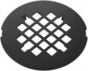 4-1/4 OD Snap-in Shower Drain Cover, Round Replacement Drain Cover Shower