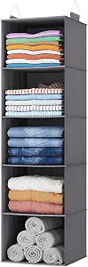 Lifewit Hanging Closet Organizer and Storage for Clothes 5 Tier
