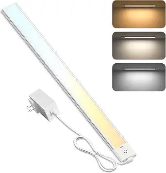 MYPLUS 16" Ultra Thin Under Cabinet Lights Plug-in with 5 Color Temps