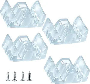 4-Pack Silicone Shower Door Bumpers
