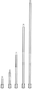 Capri Tools 1/4-Inch Drive Wobble Extension Bar Set, 5-Piece
