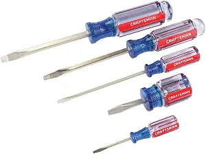 CRAFTSMAN Screwdriver Set, Slotted/Flat Head, 5Piece (CMHT65032)