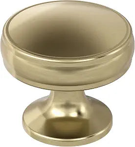 Amerock 1-1/4" Round Renown Golden Champagne Cabinet Knob