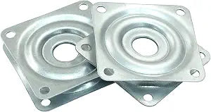 2 Pack Metal Mini Lazy Susan Turntable, 2 Inch