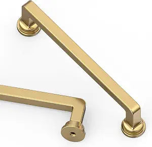 Asidrama 10 Pack 5 Inch(128mm) Champagne Bronze Cabinet Pulls Kitchen Cabinet Handles Champagne Drawer Hardware for Cupboard
