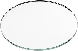 Plymor 4 in Round, 3mm Thick, Non-Beveled Glass Mirror Circle
