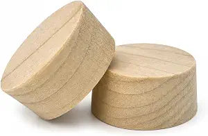 2-Inch Poplar Wood Barrel Bung, Balsam Point Workshop, Plug Stopper, 2-Pack