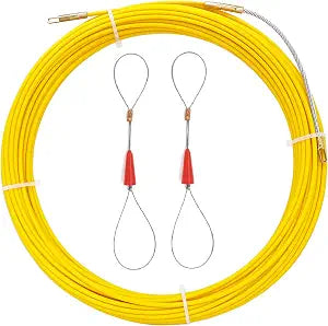 100ft Fiberglass Cable Puller Kit Through Wall Fish Tape Electrical Fish Tape Duct Rodder Wire Cable Puller Threader Cable Fishtape Fastener 3mm