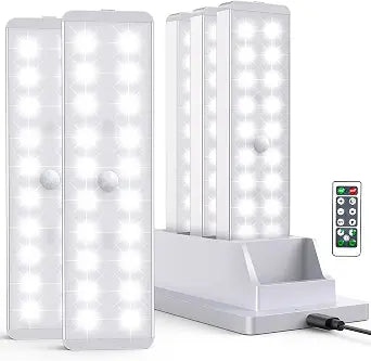 Motion Sensor LED Closet Light, Rechargeable Under Cabinet Lighting