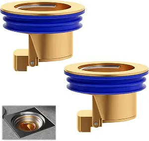 2 Pcs Odor Proof Floor Drain Core, Backflow Preventer Shower Drain Smell Stopper, Fits 1.25"-1.65" Caliber Standard Drains for Bathrooms & Kitchens