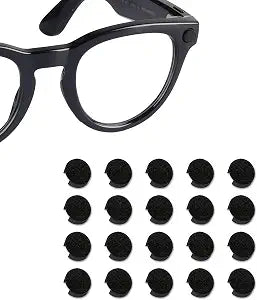 Camera Lens Cover Stickers for Meta Smart Glasses 20 Pack Black