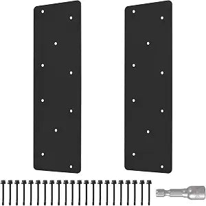2 Pcs 15.7"x5"Straight Steel Flat Plate for Pergola
