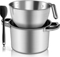 Marsheepy 3.1QT Double Boiler Melting Pot with 4.5QT Stainless Steel Pot