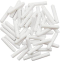 100 Pcs Universal Silicone Dishwasher Rack Tine Prong Repair End Tip Caps, Dishwasher Rack Tine Repair Kit, Round End Caps, Shelf Organizer Tip Cap Wire Thread Protector Cover, Anti Slip,1 inch, White