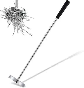 Telescoping Magnetic Sweeper Pickup Tool, Screws Parts Finder with 35LB Pull Capacity, Retractable 8.6" to 33" with Strong Magnet, Pick up Nails, Screws, and Metal Parts