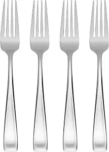 Oneida Moda Dinner Forks Silverware Set for 4, Flatware