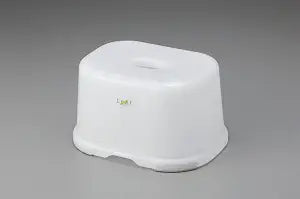 JapanBargain, 2-Pack Japanese Bath Stools Shower Stools Chair Toilet Step Stools Compact Size, Made in Japan, Small Size, White Color