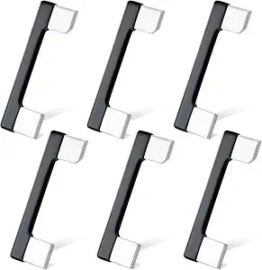 Relaxweex 6 Pcs 200 Amp Meter Socket Jumper Assembly Bypass Jumper for Bus Electrical Meter Base Link Standard 2-1/4'' Handles Strong Insulation for Testing Circuit Security