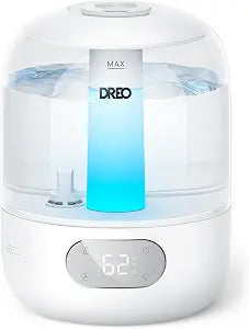 DREO 3L Humidifiers for Bedroom, 30H Runtime, 26 dB Quiet, New Edition