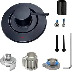 Compatible with Moen T2191 Shower Handle Trim Kit, Matte Black (Trim Only)