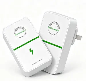 2 Pack Power Box Device US Plug,Plug-and-Play, Surge Protector for Home Appliances, Flame-Retardant Shell & Overheat Auto Automatic Stable Voltage Regulator for Home Office