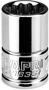 Capri Tools 7/16 in. Shallow Socket, 3/8 in. Drive, 12-point, SAE