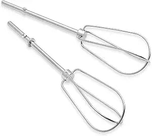 Hand Mixer Beaters Attachments for KitchenAid, KHM2B, Stainless Steel