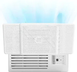 Window Air Conditioners Deflector Universal - Room Air Conditioner Window Baffle Adjustable Wind Direction - Prevent Direct Blowing of Cold Air -Ac Air Vent Deflector Easy to Install (1)