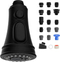 Hibbent cUPC Certified Kitchen Faucet Head Replacement with 15 Adapters