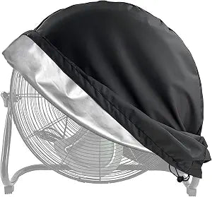 Industrial Fan Cover, 600D Oxford Heavy Duty Outdoor Fan Cover, Waterproof & Dustproof Fits Up to 18-20" High-Velocity Floor Fan All-weather Protection