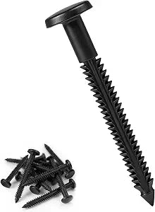 60 Pcs 3 Inch Vinyl Shutter Fasteners Heavy-Duty Shutter Loks