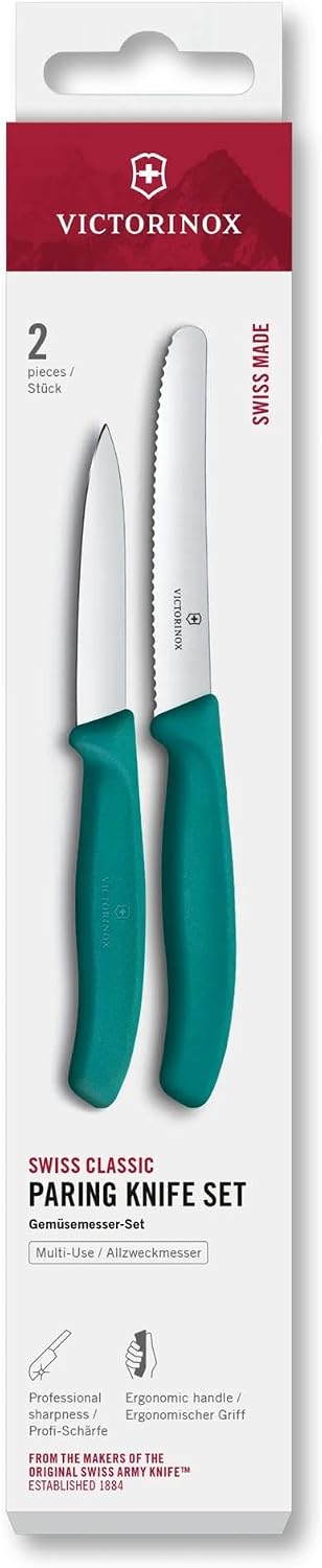 Victorinox Swiss Classic 2 Piece Paring Knife Set, Serrated & Straight Edge
