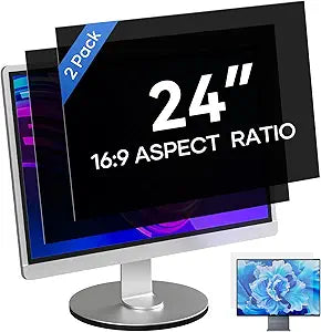 [2 Pack 24 Inch Computer Privacy Screen for 16:9 Aspect Ratio