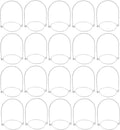 24PCS Stainless Steel Mason Jar Wire Hangers 3.9â€³x2.6â€³ Regular Mouth Wire Handles for Mason, Ball, Canning Jars, Ball Pint Jar