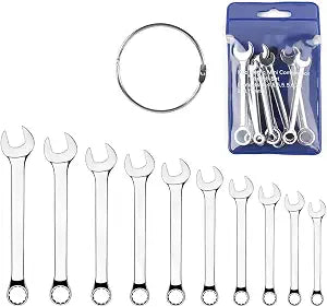 Mini Wrench Set Open End Wrench Combination Wrench Small Wrench Set, Metric and SAE (MET)