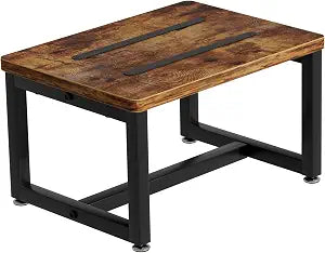Wooden Step Stool, Small Step Stools for Adults Kids, Brown