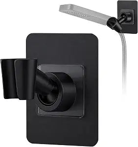 YDmeet Shower Head Holder- Handheld Shower Head Holder with NO Drill Black