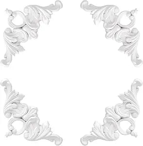 Decorative Corner Molding, Ceiling Corner Molding, Corner Wall Molding, 4Pc
