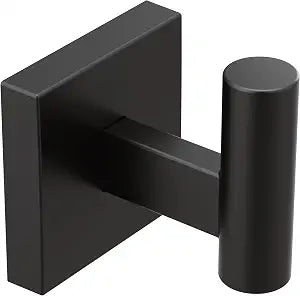 Moen Triva Matte Black Single Towel or Robe Hook, BP1803BL