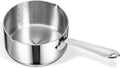 18/10 Stainless Steel Butter Warmer Measuring Pan, 0.5 Quart Small Sauce Pan with Dual Pour Spout, 17OZ/500ml Coffee Milk Chocolate Butter Melting Pot