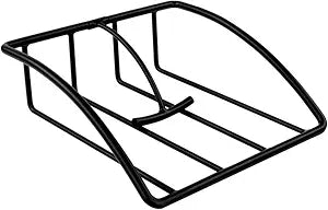 Spectrum Euro Napkin Holder for Table Kitchen Organizer for Counter Dining Room Table, Modern Sturdy Metal Flat Napkin Dispenser with Weighted Tension Arm Home Storage for Paper Cocktail Napkin, Black