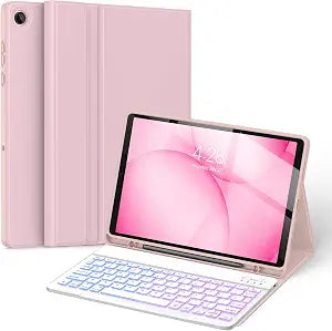Soke Keyboard Case for Samsung Galaxy Tab A11+ Plus 11 Inch, Pink